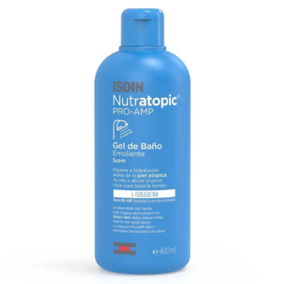 ISDIN - Nutratopic pro amp gel de bain emollient peaux 400