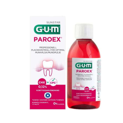 GUM - Bain de bouche paroex 300 ml ref 1784 | UNIKA