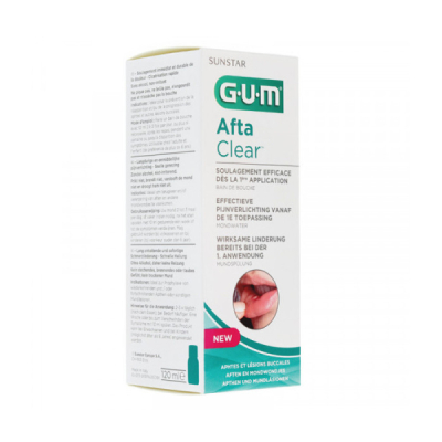 GUM - Aftaclear bain de bouche aphtes et lesions buccales