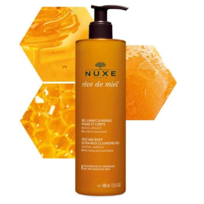 NUXE - Reve de miel gel lavant surgras visage et corps 400