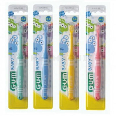 GUM - Brosse a dents baby 0-2 ans ref 213 | UNIKA