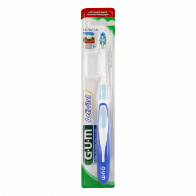 GUM - Brosse a dents activital souple avec tete silhouette