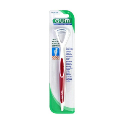 GUM - Gratte langue double action ref 760 | UNIKA