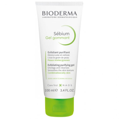 BIODERMA - Sebium gel gommant exfoliant purifiant 100ml