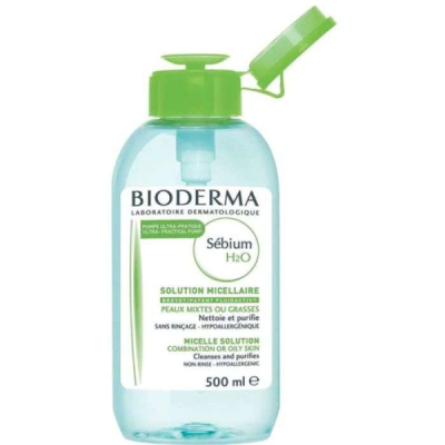 BIODERMA - Sebium h20 solution micellaire pompe inversee 500