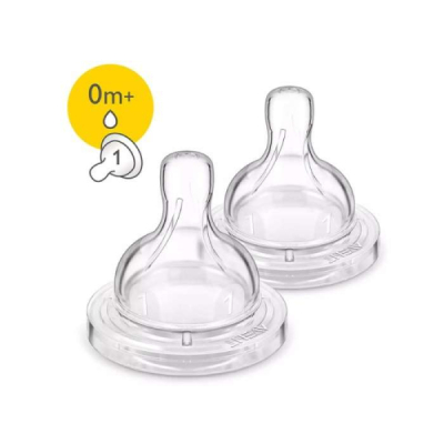 AVENT - Classique 2 tetines- 0m+ / 1t | UNIKA