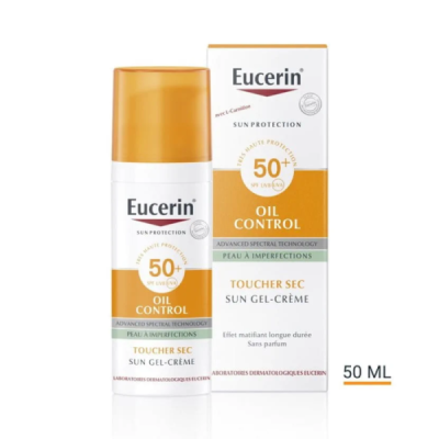 EUCERIN - Sun protect oil control spf 50+ toucher sec 50 ml