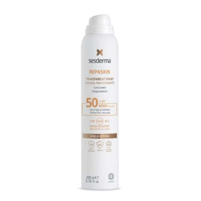 SESDERMA - Repaskin spray transparent spf50+ 200 ml | UNIKA