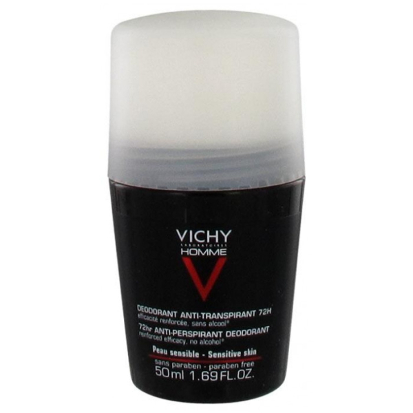 VICHY - Homme deodorant anti transpirant 72 h roll on 50 ml