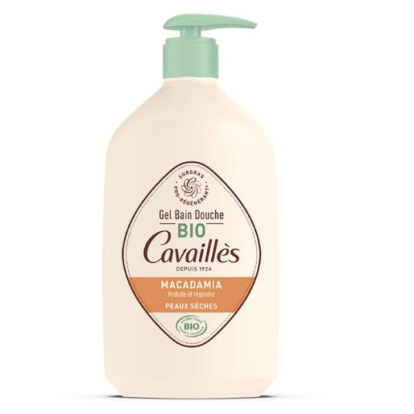 ROGE CAVAILLES - Gel bain et douche huile de macadamia bio 1 litre