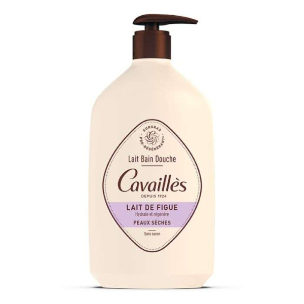 ROGE CAVAILLES - Bain et douche hydratant lait figue bio 1 litre