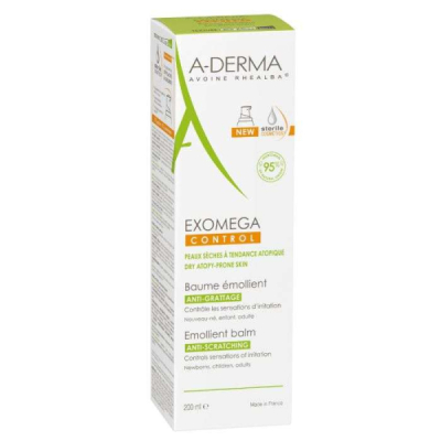 A-DERMA - Exomega controle baume emollient anti grattage