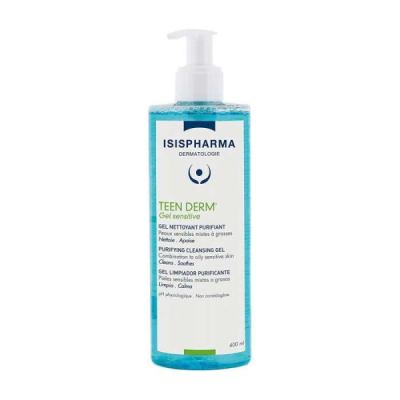 ISISPHARMA - Teen derm gel sensitive 400 ml | UNIKA