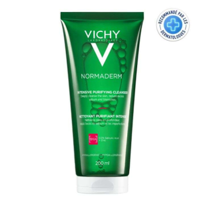 VICHY - Normaderm gel purifiant intense peau grasse et 200 ml