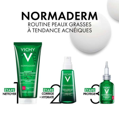 VICHY - Normaderm gel purifiant intense peau grasse et 200 ml