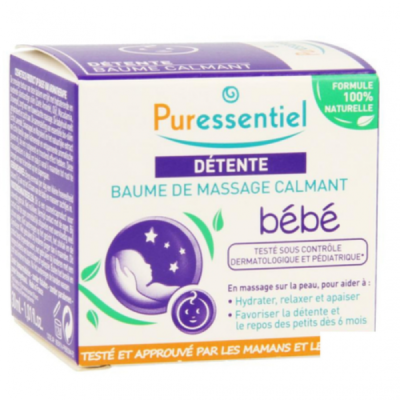 PURESSENTIEL - Sommeil detente baume de massage bb | UNIKA