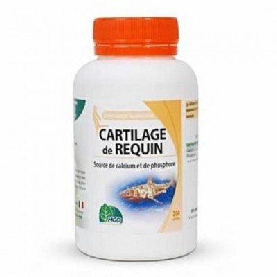 MGD NATURE - Cartilage de requin 200 gelules | UNIKA