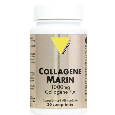 VIT'ALL+ - Collagene marin pur 1000mg 30 comprimes | UNIKA