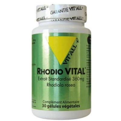 VIT'ALL+ - Rhodio vital 360 mg 30 gelules | UNIKA