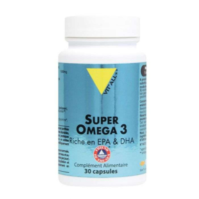 VIT'ALL+ - Super omega 3 30 gelules | UNIKA