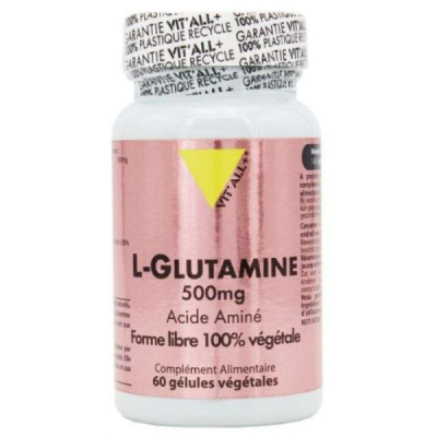 VIT'ALL+ - L glutamine 500mg 60 gelules | UNIKA