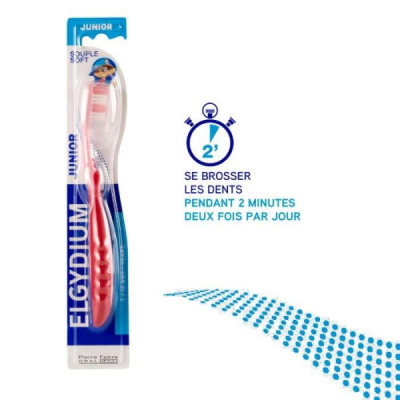 ELGYDIUM - Brosse a dents junior souple 7 a 12 ans | UNIKA