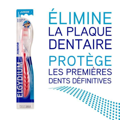 ELGYDIUM - Brosse a dents junior souple 7 a 12 ans | UNIKA