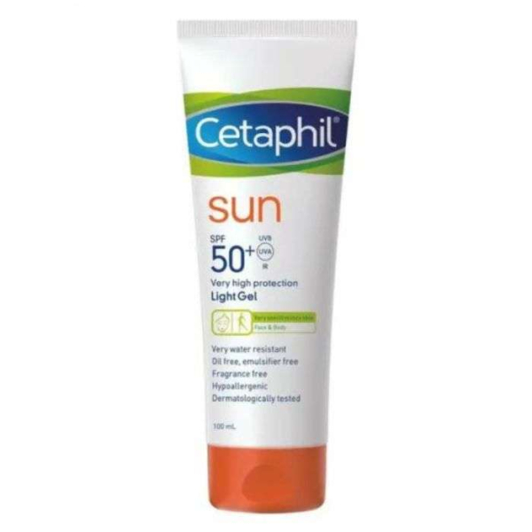 CETAPHIL - Sun light gel 100ml spf 50+ peaux sensible et grasse