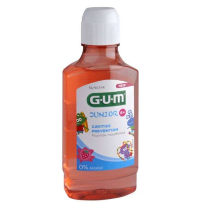 GUM - Bain de bouche junior 6+ 300 ml ref 3022 | UNIKA