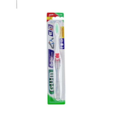 GUM - Brosse a dents orthodontie ambulatoire ref 125 | UNIKA
