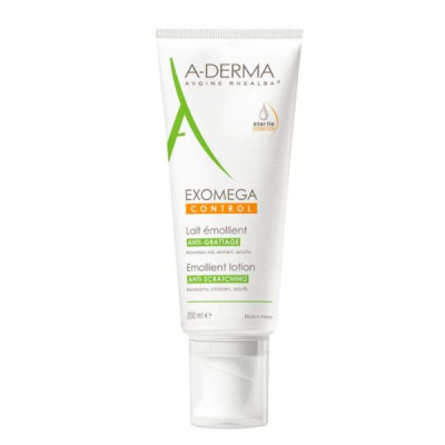 A-DERMA - Exomega controle lait emollient 200 ml | UNIKA