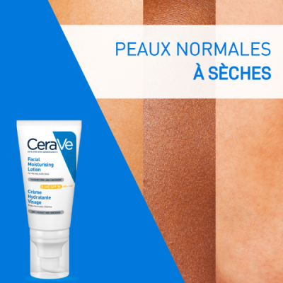 CERAVE - Creme hydratante visage spf 50 52 ml | UNIKA