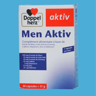 DOPPELHERZ - Men activ 30 comprimes | UNIKA