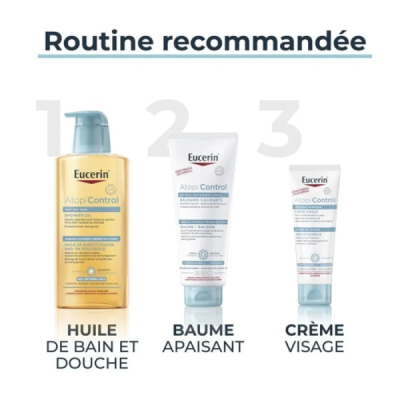 EUCERIN - Atopicontrol huile bain et douche 400 ml | UNIKA