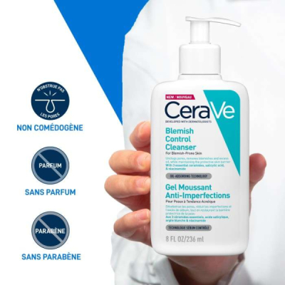 CERAVE - Gel moussant anti imperfections 236 ml | UNIKA