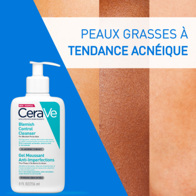 CERAVE - Gel moussant anti imperfections 236 ml | UNIKA