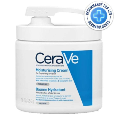 CERAVE - Baume hydratant avec pompe 454 g | UNIKA