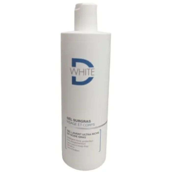 D-WHITE - Gel surgras visage et corps 400 ml
