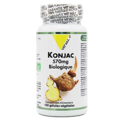 VIT'ALL+ - Konjac 570mg biologique 100 capsules | UNIKA