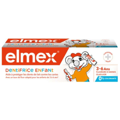 ELMEX - Dentifrice enfant 3-6 ans | UNIKA