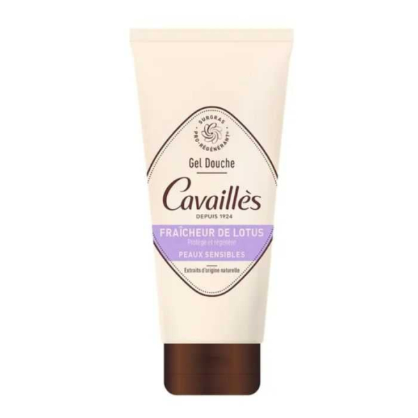 ROGE CAVAILLES - Gel bain et douche fraicheur de lotus peaux sensibles 200 ml