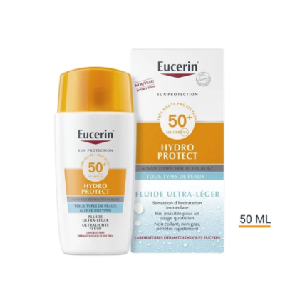 EUCERIN - Hydro protect fluide ultra legerspf 50+ tous types