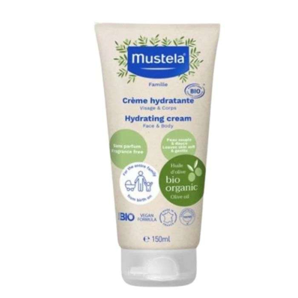 MUSTELA - Creme hydratante huile d'olive bio 150 ml