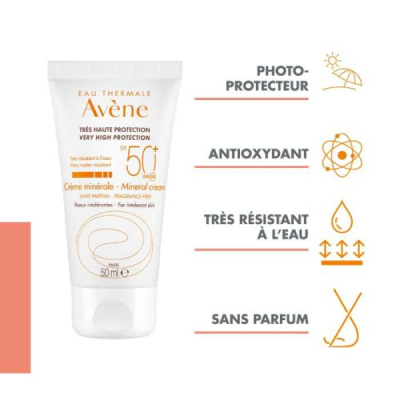 AVENE - Solaire creme minerale spf50+ 50 ml | UNIKA