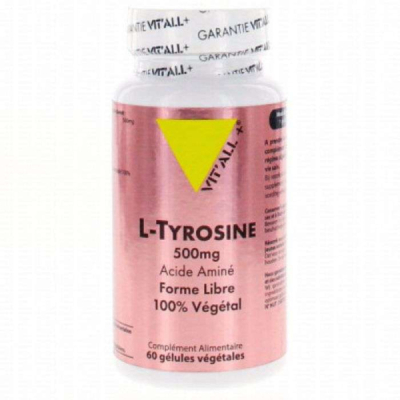 VIT'ALL+ - L tyrosine 500 mg 60 gelules | UNIKA