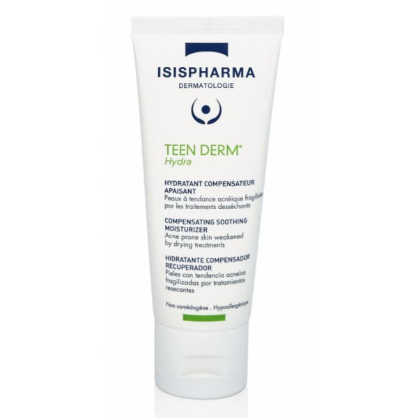 ISISPHARMA - Teen derm hydra hydratant compensateur apaisant 40 ml