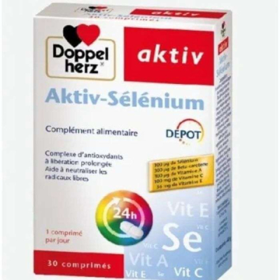DOPPELHERZ - Aktiv selenium 30 comprimes | UNIKA