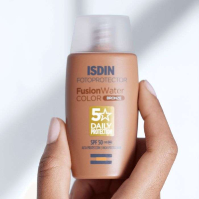 ISDIN - Fotoprotector fusion water color bronze | UNIKA