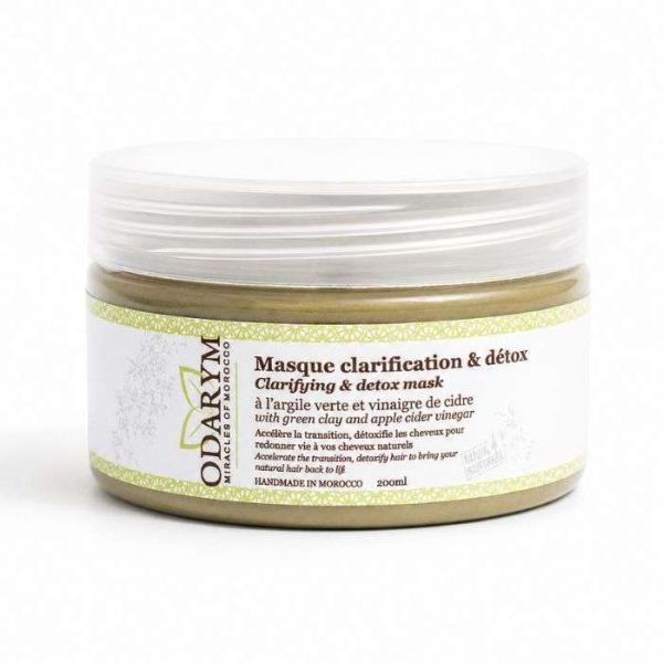 ODARYM - Masque clarification et detox a l'argile verte et vinaigre de cidre 200 ml