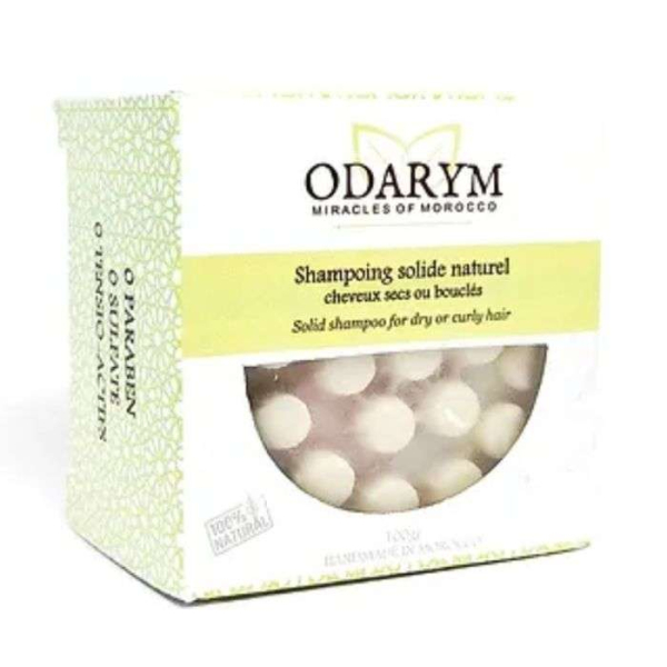 ODARYM - Shampooing solide naturel cheveux secs ou boucles 100 g